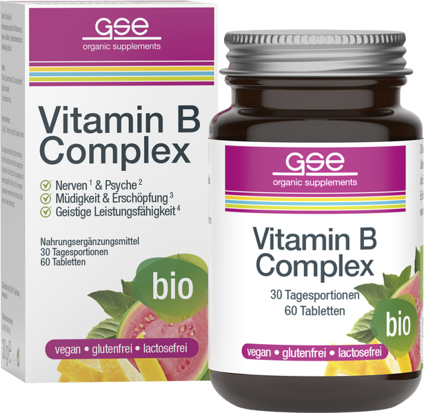 GSE  Vitamin B Complex 60 Tabl.