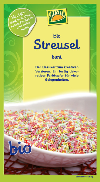 BIOVITA Streusel bunt 60 g