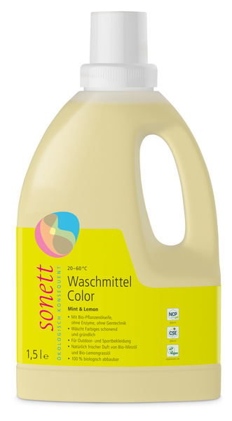 SONETT Waschmittel Color Mint & Lemon 1.5 l