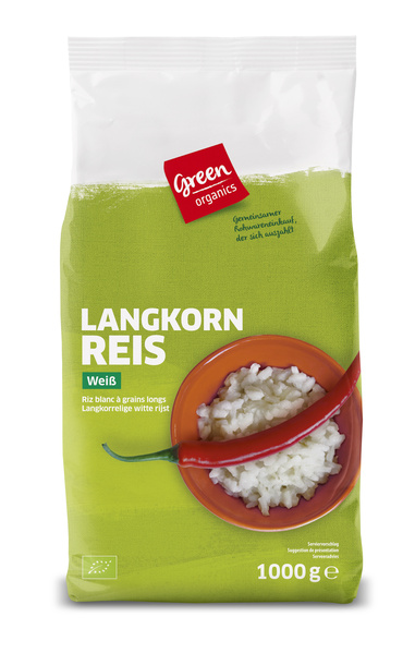 greenorganics Langkorn Reis weiß 1000 g