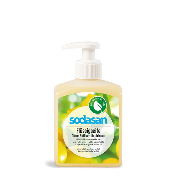 sodasan Pflanzenölseife Citrus Olive 300 ml