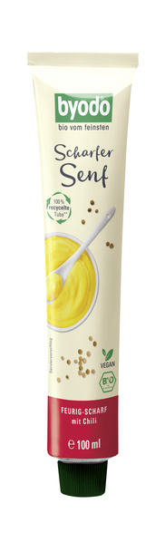 Byodo Extra scharfer Senf Tube 100 ml