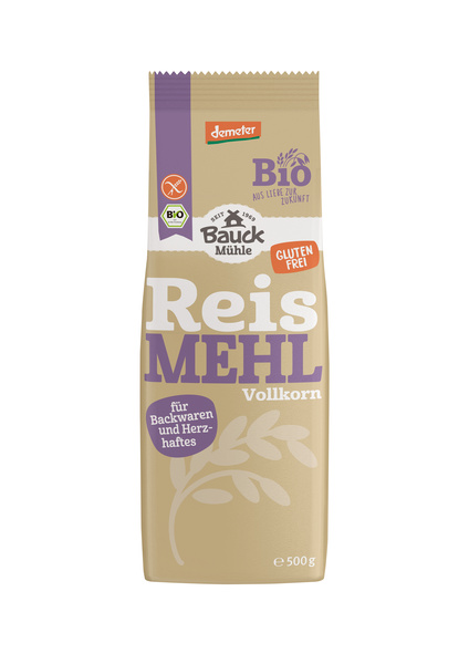 Bauck Mühle Reismehl Vollkorn glf 500 g