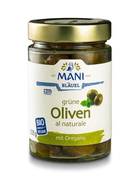 MANI® Grüne Oliven al naturale 205 g