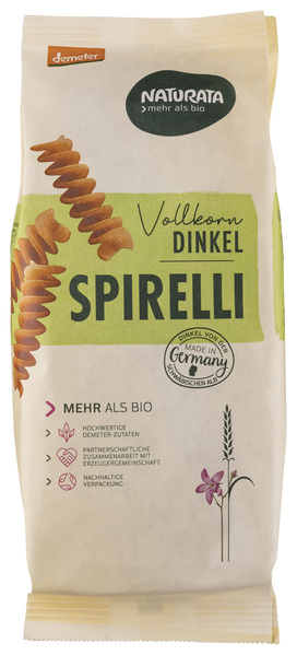 NATURATA Dinkel Vollkorn Spirelli 500 g