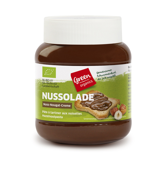 greenorganics Nussolade Nuss-Nougat-Creme 400 g