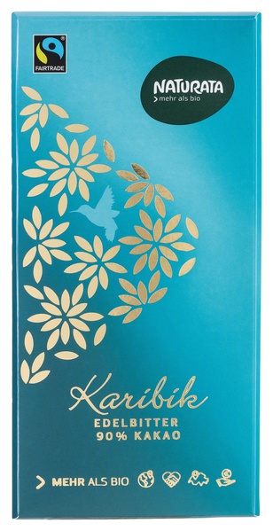 NATURATA Karibik Edelbitter 90% 100 g