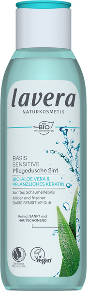 lavera basis sensitiv Pflegedusche 2in1 250 ml