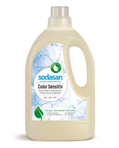 sodasan Color Flüssigwaschmittel Sensitiv 1.5 l