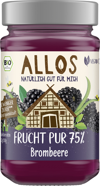 Allos Frucht-Pur Brombeere 250 g