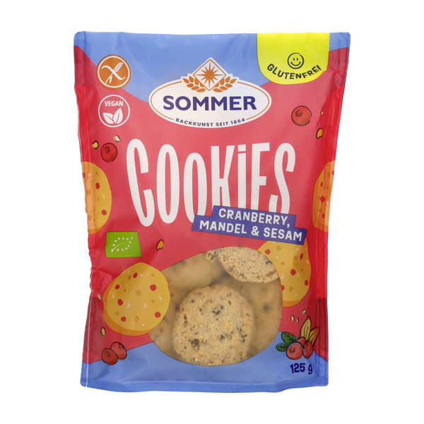 SOMMER BACKKUNST SEIT 1864 Cookies Cranberry glf 125 g