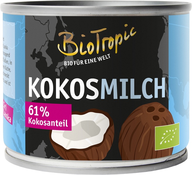 Biotropic Kokosmilch 22% Fett 200ml 200 ml