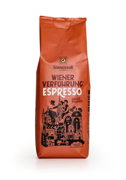 Sonnentor Espresso ganze Bohne Wiener Verführung 500g 500 g