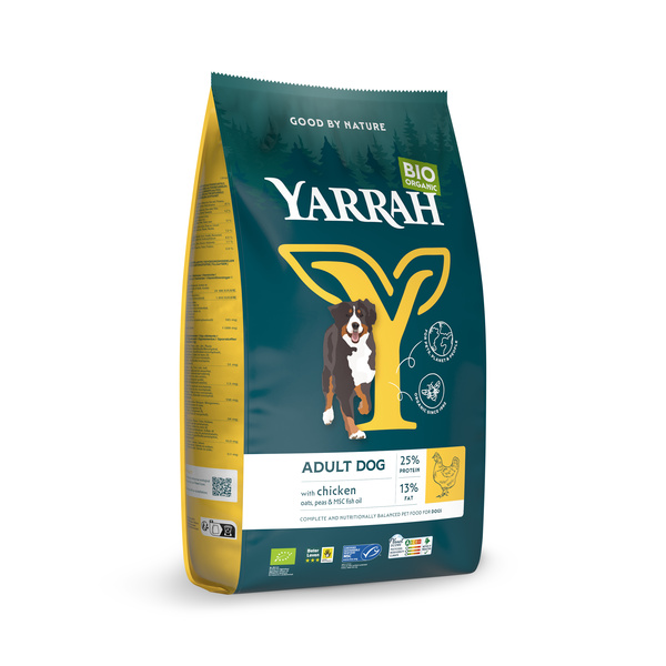 Yarrah Organic Petfood Hunde Trockenfutter Erwachsene Huhn 15 kg