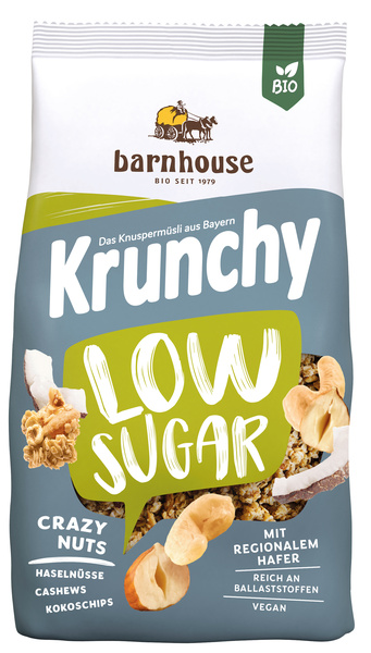 Barnhouse  Krunchy Low Sugar Crazy Nuts 375 g