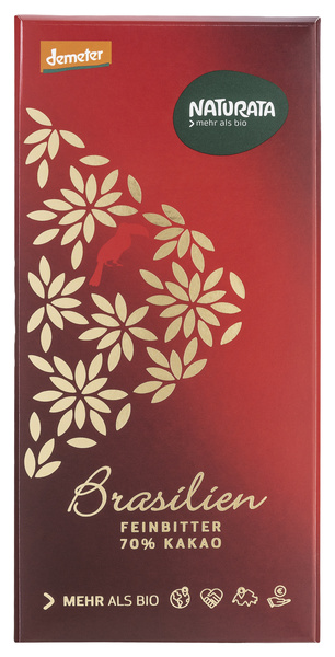 NATURATA Brasilien Feinbitter 70% 80 g