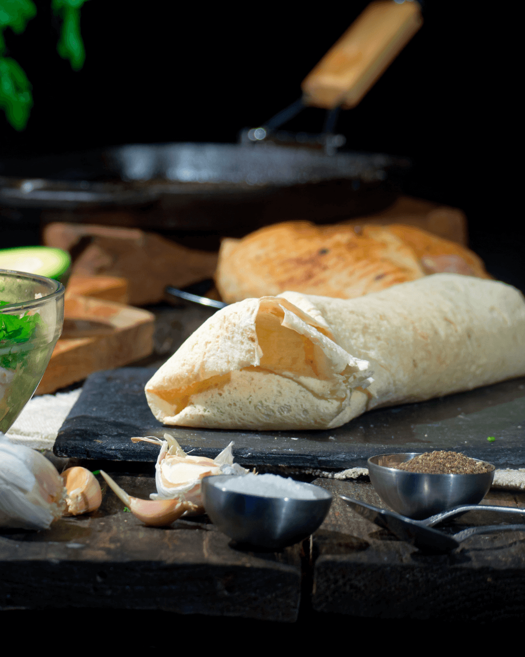 Wraps mit Avocado und Chicorée