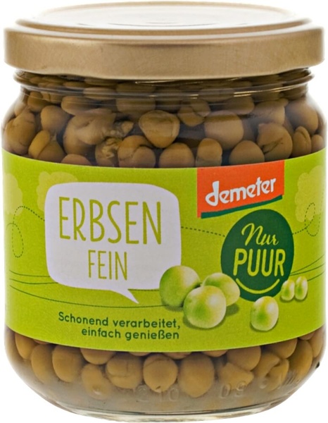 Nur Puur Erbsen demeter 200 g