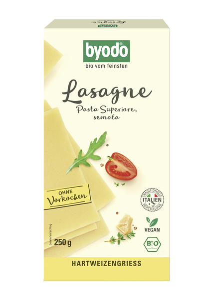 Byodo Lasagneplatten semola 250 g