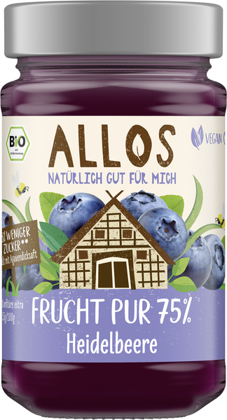 Allos Frucht-Pur Heidelbeere 250 g