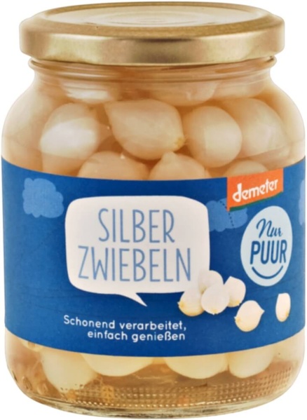 Nur Puur Silberzwiebeln süß-sauer 340 g