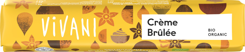 Vivani Crème Brûlée Riegel 40 g