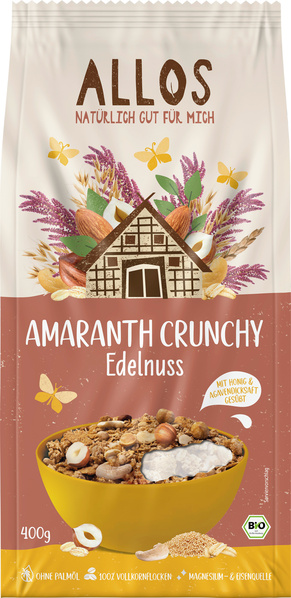 Allos Amaranth Crunchy Edelnuss 400 g