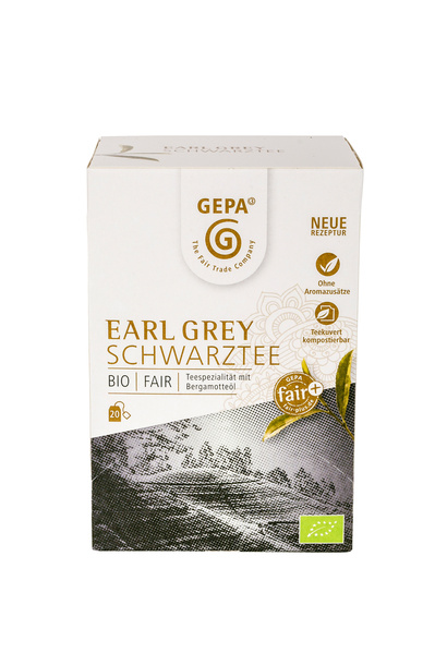 GEPA - The Fair Trade Company Earl Grey Schwarztee 20 Btl. 34 g