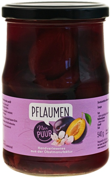PFLAUMEN HALBE FRUCHT IM GLAS ATG 260G