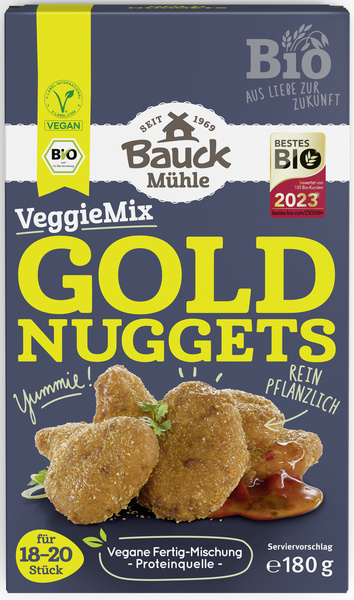 Bauck Mühle VeggieMix Goldnuggets 180 g