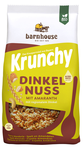 Barnhouse  Krunchy Amaranth Dinkel-Nuss 375 g