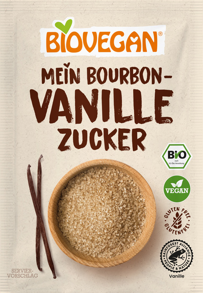 Biovegan Vanillezucker mit Bourbon Vanille 32 g