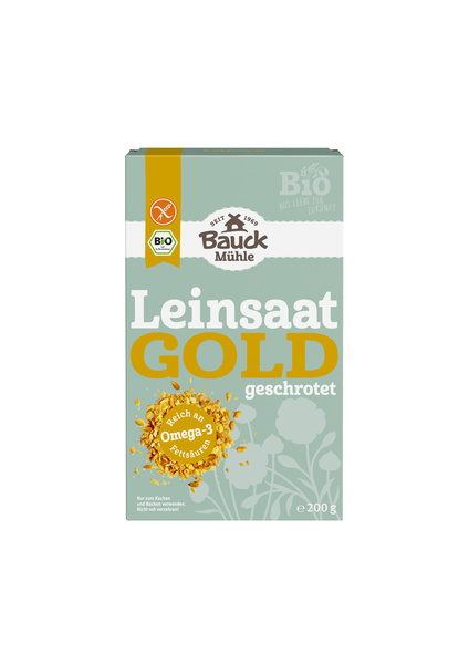Bauck Mühle Gold-Leinsaat geschrotet glf 200 g