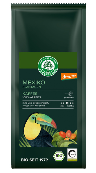 LEBENSBAUM Plantagen Kaffee Mexiko gemahlen 250 g