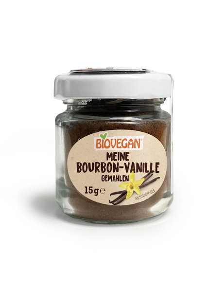 Biovegan Bourbon Vanille im Glas 15 g