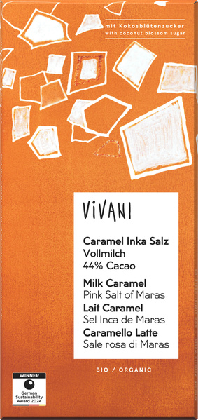 Vivani Caramel Inka Salz - m. Kokosblütenz. 80 g