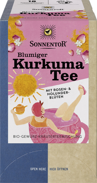 Sonnentor BLUMIGER KURKUMA TEE  18 BTL. 36 g