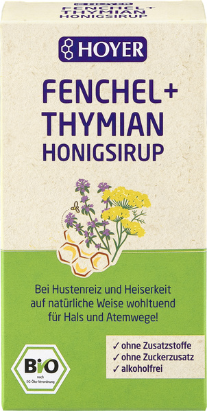 HOYER Fenchel & Thymian Honigsirup 250 g