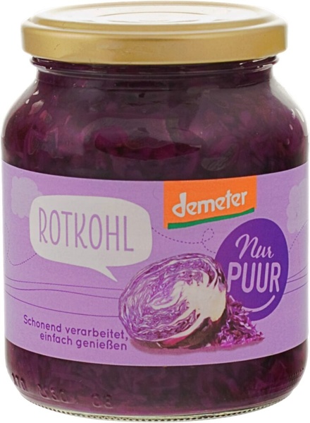 Nur Puur Rotkohl kleines Glas 350 g