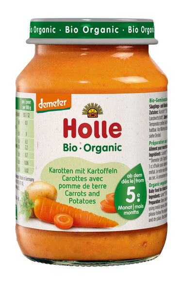 Holle  Karotten mit Kartoffeln 190 g
