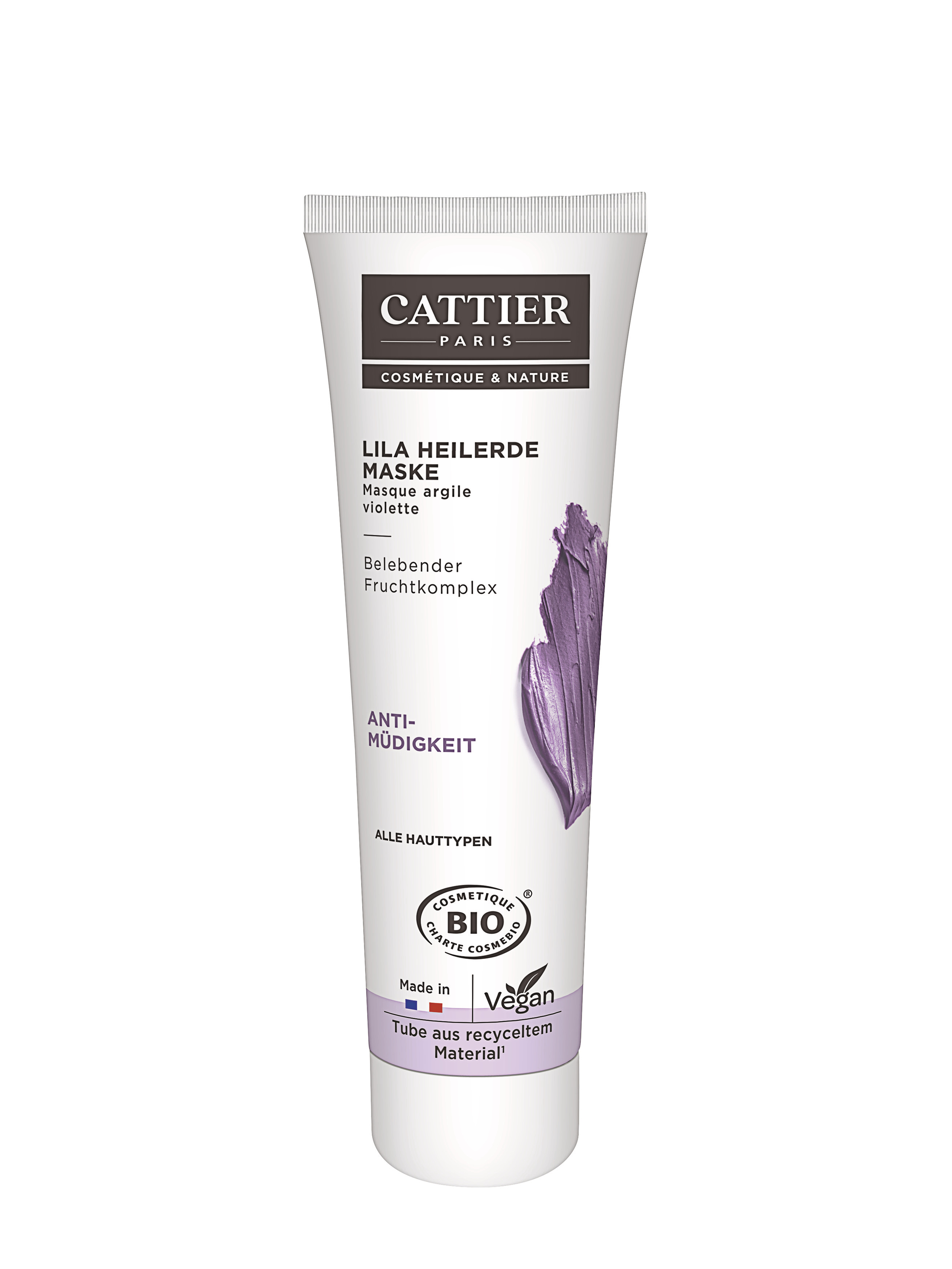 Cattier Paris LILA HEILERDE MASKE ANTI MÜDIGKEIT 100 ml