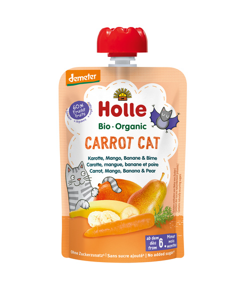 Holle  Pouchy Carrot Cat 100 g