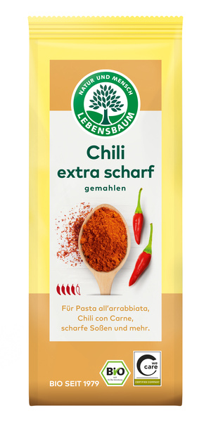 LEBENSBAUM Chili extra scharf gemahlen 50 g