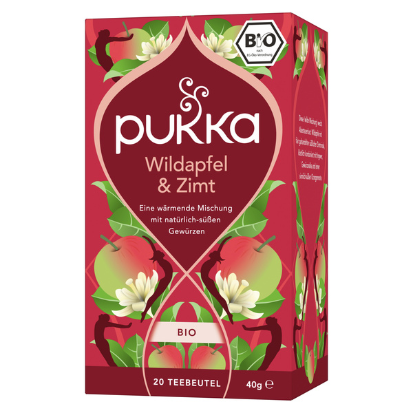 Pukka Gewürz-Früchtetee Wildapfel & Zimt 20 Btl. 40 g