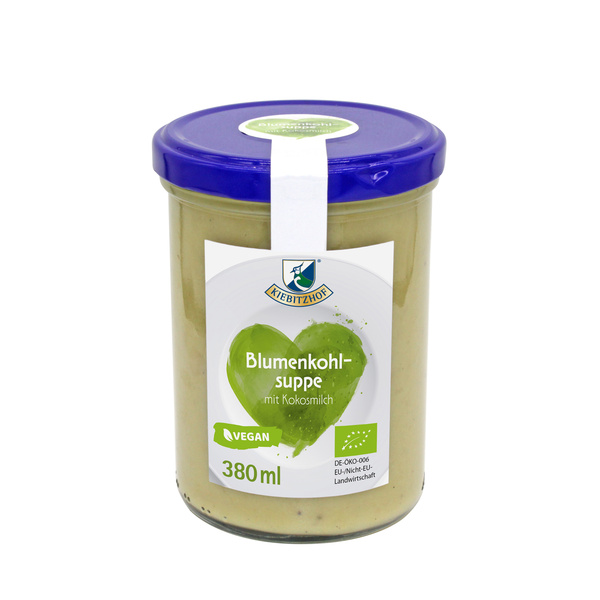 Kiebitzhof Blumenkohlsuppe mit Kokosmilch 380 ml