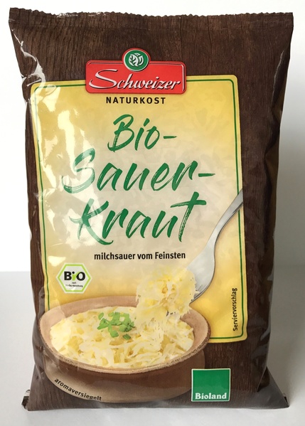 Schweizer Sauerkraut im PP-Beutel 520 g