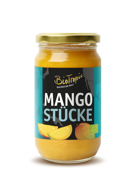 Biotropic Mangostücke in Ananassaft 350 g