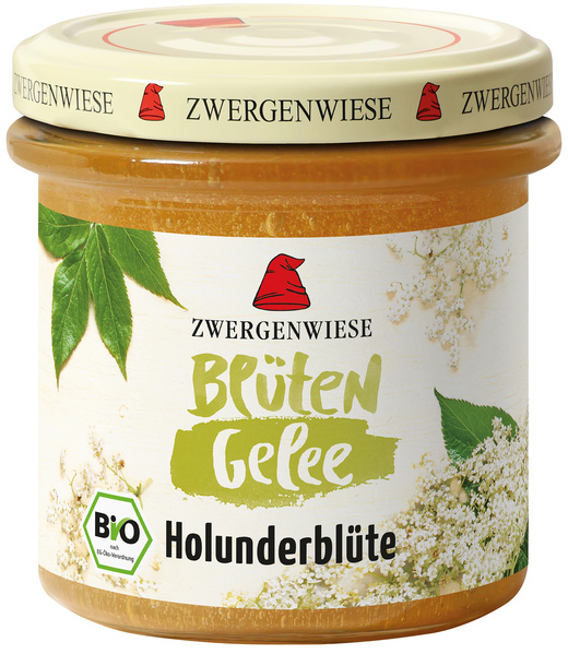 Zwergenwiese Blüten Gelee  Holunderblüte 160 g