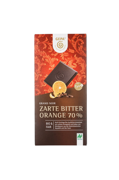GEPA - The Fair Trade Company Grand Noir Orange 70% 100 g