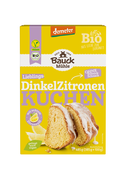 Bauck Mühle Dinkel Zitronenkuchen Demeter 485 g
